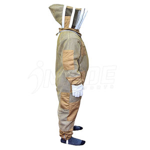 Traje de abeja con velo Traje de apicultor profesional Traje de apicultura Premium con guante de talla grande - Product Image 6
