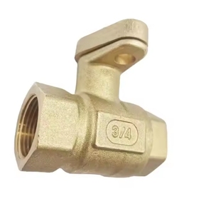Válvula verde de alta calidad 3/4 "DN 25 <span class=keywords><strong>Corporation</strong></span> Tipo de abrazadera de tope Válvula de bola de latón para tubo de PVC - Product Image 5
