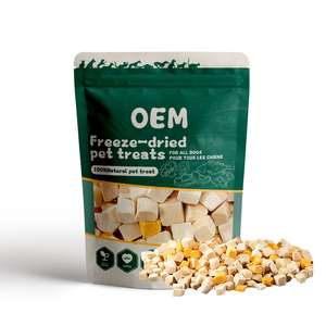 Snacks Saludables Liofilizados para Perros y Gatos al por Mayor de Fábrica con Nutrición Mejorada, Premios para Mascotas de Carne de Pollo y Pato Liofilizados - Product Image 2