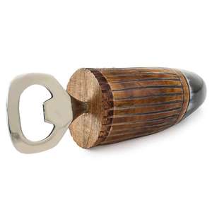 Ouvre-bouteille de boisson froide de haute qualité Accessoire de cuisine fait à la main en corne de buffle de qualité supérieure avec logo personnalisé de haute qualité - Product Image 3