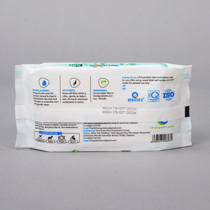 Lingettes nettoyantes humides Kawaii Eco-Friendly 1 paquet de 20 feuilles parfumées à la citronnelle douces et pratiques pour la famille et les bébés - Product Image 3