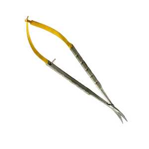 Ciseaux à sourcils ergonomiques antidérapants à manche incurvé, nouvelle pointe tranchante pour couper les fils, pour les soins personnels, le maquillage, conception de coupe à ressort - Product Image 2