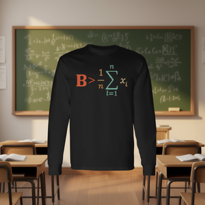 Camiseta de manga larga con diseño de fórmula para profesores de matemáticas y estudiantes - Product Image 3