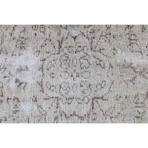 Alfombra Vintage, Alfombra Grande de 5.5x8.9 pies, Alfombra de Lana Marrón y Azul - Product Image 4