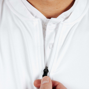 เสื้อสวมหัวซิป1/4สำหรับผู้ชายชุดกีฬาสำหรับออกกำลังกายแขนยาวผ้าโพลีเอสเตอร์สำหรับฤดูร้อนออกแบบโลโก้ได้ตามต้องการ - Product Image 3