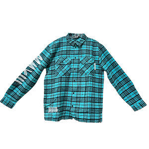 Camisas de Vestir para Hombre a la Moda, Sólidas y Sin Arrugas, de Buena Calidad, Camisas de Franela a Cuadros Personalizadas para Hombre, Compra al por Mayor - Product Image 1