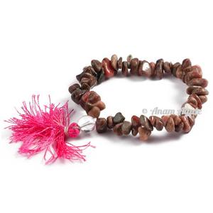 Pulsera de piedra de chip de Aventurina de melocotón Natural, venta al por mayor, pulsera de chips curativos Reiki hecha a mano, proveedor a granel, meditación, venta al por mayor - Product Image 3