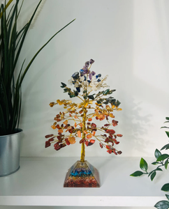 Gran oferta de la mejor calidad, árbol de cristal Natural de siete Chakras, orgonita, piedra de cristal, ágata, pedido a granel, decoración del hogar - Product Image 5
