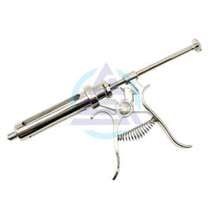 Inyector Automático Profesional para Ganado - Pistola de Vacunación de Acero Inoxidable con Dosis Ajustable - Jeringa Continua para Vacas y Cerdos - Product Image 1