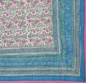 Hot Sale High Quality Cotton <b>Quilted</b> <b>Bedspread</b> Set Lightweight Embroidery Printed Bedcover for All Seasons - Product Image 5