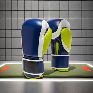 Gants de boxe 6oz, gants d'entraînement professionnels MMA pour enfants, en cuir PU imperméable, fermeture à boucle et à scratch au poignet - Product Image 2