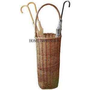 Customized Size And Logo Available Luxurious Quality Rattan Wooden Made <b>Umbrella</b> Stand And <b>Holder</b> With Handle For Best Grip - Product Image 1