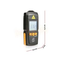 Tacómetro Láser Digital Gm8905, Talla Única, Hecho en Turquía