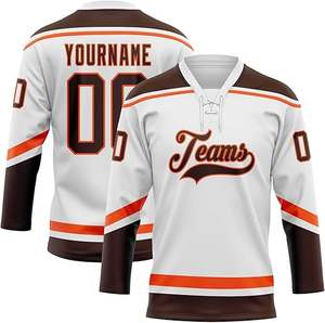 Camiseta de hockey sobre hielo personalizada 2025, Premium uniforme de equipo, ropa deportiva por sublimación OEM, camiseta de juego de calidad profesional, proveedor mayorista a granel - Product Image 1