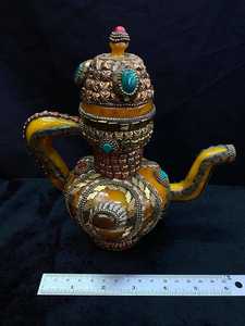 หม้อกาแฟ dallah เรซินอีพ็อกซี่ทำด้วยมือหรูหราเหมาะสำหรับของขวัญเดือนรอมฎอนการเสิร์ฟและการตกแต่งบ้านแบบอาหรับ - Product Image 4