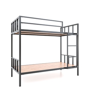 GEKO Modern Double Bunk <b>Bed</b> GT005 Solid Pine Wood with Iron Frame Home Furniture - Product Image 2
