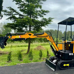 Vicsec เครื่องขุดไฮดรอลิกมินิ VC15 15HP 39 "ใบมีดย้อนกลับ16" ถังเติมหลังคาเต็มถังไฮดรอลิก CE - Product Image 1