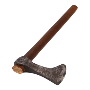 Venta al por mayor personalizado de alta calidad OEM ODM servicio hacha de supervivencia hoja de acero al carbono forjada a mano con mango de madera de rosa - Product Image 6