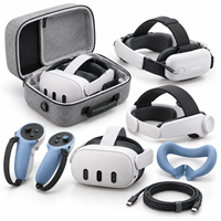 Tali Baterai Pro VR untuk Meta Quest 3S / Quest 3 dengan Penyangga Kepala Pendingin Udara