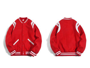 OEM personalizado Unisex Varsity chaqueta de béisbol con soporte de cuello de estilo casual de diseño para el invierno CollegeBaseballjacket para los hombres - Product Image 6