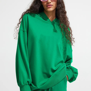 Sudaderas con Capucha Extra Grandes de Felpa para Mujer, con Hombros Descubiertos, Sudadera Personalizada de Algodón, Sudadera con Capucha de Felpa Francesa, Sudaderas Personalizadas - Product Image 2