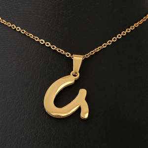 Set de Medallones Alfabéticos para Mujer - Dorado - Product Image 2
