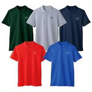 Polos de hombre de nuevo diseño para el verano en algodón de alta calidad, material de talla grande, ropa informal de diferentes colores - Product Image 1