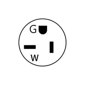 Prise de terre réutilisable à angle droit Hubbell compatible J-816, durable, NEMA 5-20P, 20A, 125VAC, homologuée CUL, protection IP20 - Product Image 6