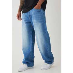 Pantalones Vaqueros Holgados para Hombre, Pantalones Casuales de Moda, Estilo Urbano, Proveedor OEM, Pantalones Vaqueros Holgados de Lavado Claro para Hombre - Product Image 4