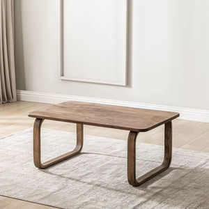 Mesa de centro personalizada de diseño moderno de nogal para el hogar, Hotel, oficina o restaurante, pieza de mobiliario funcional y elegante - Product Image 1