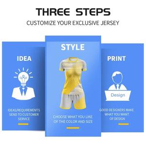 Conjunto de Uniforme de Fútbol Femenino Sublimado Personalizado 2025, Uniforme de Entrenamiento Transpirable para Mujeres y Niñas con Impresión de Logotipo y Color Personalizado - Product Image 2