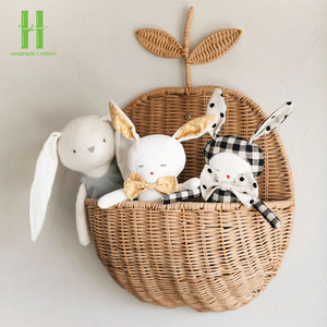 Cesta de Pared de Ratán con Diseño de Limón, Cesta de Almacenamiento de Pared Tejida de Ratán, Maceta para Flores, Decoración de Pared para el Hogar, Procedente de Vietnam - Product Image 5