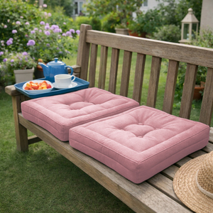 Coussins de sol rembourrés 45x45x10cm, sièges décoratifs confortables pour intérieur, pour palettes, bancs, chaises, coussins d'extérieur - Product Image 1