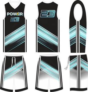 Uniformes de Baloncesto Personalizados Unisex con Nombre y Número de Equipo, Pantalones Cortos Transpirables 100% Poliéster con Logotipo Impreso, Conjuntos de Tallas Grandes al por Mayor - Product Image 6