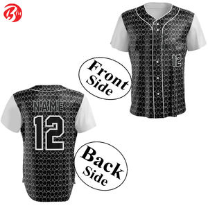 Vêtements de sport de baseball personnalisables pour hommes de Benefit Enterprises Ensembles d'uniformes unis respirants à la mode - Product Image 6