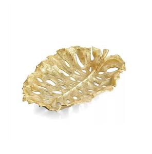 Bandeja para servir con forma de hoja de aluminio de nuevo diseño superventas de calidad superior para aperitivos frutas aperitivo - Product Image 2