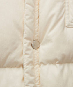 Veste matelassée pour homme à capuche, fermeture éclair et boutons, veste matelassée à capuche, veste matelassée extrêmement chaude en hiver, vente en gros - Product Image 5