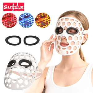 Masque de luminothérapie rouge de haute qualité pour le visage, masque de luminothérapie rouge avec pièce pour le cou, masque oculaire à lumière rouge, direct usine - Product Image 1