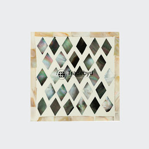 Dessous de verre artistique MOP Inlay par Tradebyd Décor de table fait main pour tables à manger élégantes - Product Image 2