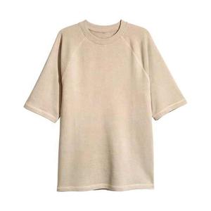 Camiseta de fitness de gimnasio de gran tamaño para hombre de alta calidad Camiseta de entrenamiento deportivo de algodón 100% - Product Image 3