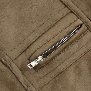 เสื้อแจ็คเก็ตมอเตอร์ไซค์หนังแกะแบบเย็บลายสไตล์วินเทจ แขนยาว แฟชั่นใหม่ฤดูใบไม้ร่วงปี 2025 สำหรับผู้หญิง ระบายอากาศได้ดี - Product Image 4