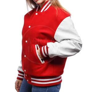 Chaqueta con letras de invierno de alta calidad para mujer con logotipo personalizado Patrón sólido Cuello alto Tela de punto transpirable El mejor diseño - Product Image 6