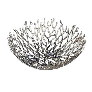 Round Shape Aluminum <b>Basket</b> for Table Decoration Fruits & Vegetables Storage <b>Metal</b> Bowl for Living Room Decoration - Product Image 1