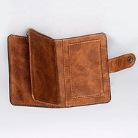 Dompet Kulit Sapi Asli Unisex Bohemian Berkualitas Tinggi Buatan Tangan dengan Banyak Slot Kartu, Penutup Ritsleting Twist Lock, dan Kantong Koin yang Dapat Disesuaikan