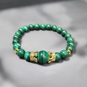 สร้อยข้อมือหินมาลาฮีทธรรมชาติพร้อมมงกุฏสร้อยข้อมือสำหรับการรักษา UNIQ สำหรับหินคริสตัล - Product Image 3