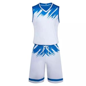 Men's Basketball Uniform Set Quick Dry Breathable Jersey and Shorts Adult Sportswear Custom Teamwear Available Wholesale - Product Image 4