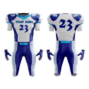 Uniforme de Football américain 100% Polyester, vêtements de sport multi-designs, uniforme de Football américain vierge pour hommes - Product Image 5
