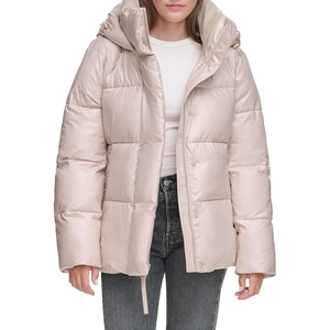 Chaqueta acolchada de alta calidad personalizada para mujer 2024, abrigo transpirable con cremallera y prendas de vestir exteriores de lona y relleno de algodón, el mejor diseño - Product Image 1