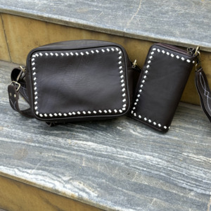 Haute qualité dames botte point en cuir véritable multifonctionnel sacs à main à bandoulière avec portefeuille fermeture éclair plus proche marques célèbres sac ensemble - Product Image 5