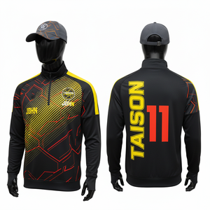 Sudadera con Capucha para Entrenamiento de Fútbol Masculino, 280 GSM, Poliéster, Forro Polar de Alto Rendimiento, Verde, Panel de Hombro con Camuflaje Digital, Logotipo Personalizado por Sublimación - Product Image 3